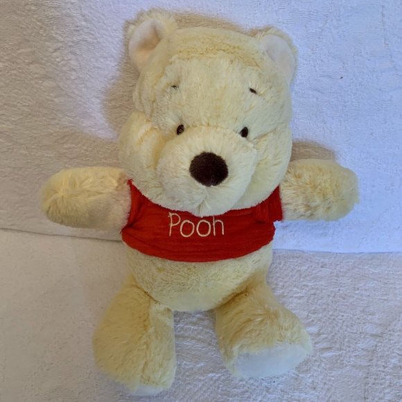 Disney Baby Other - Disney Baby Winnie the Pooh Plush 12” Stuffed Animal Soft  Rattle Crinkle Ears